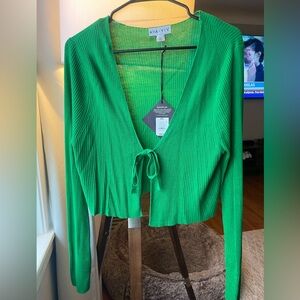 Ava and Viv Green Top